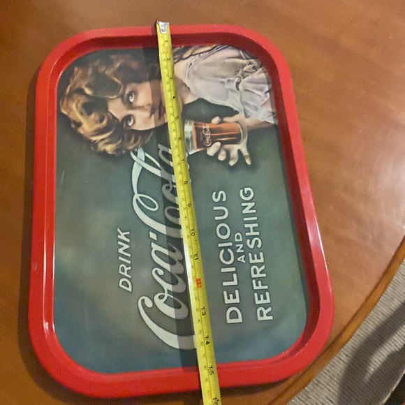 ‼️Vintage‼️ Drink Coco-Cola Refreshing Collector Serving Tray - Picture 11 of 12